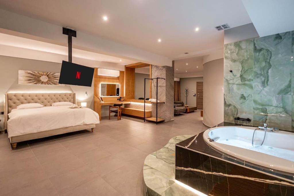 Smaragdi Luxury Jacuzzi Apartment Noho Premium Living アテネ エクステリア 写真